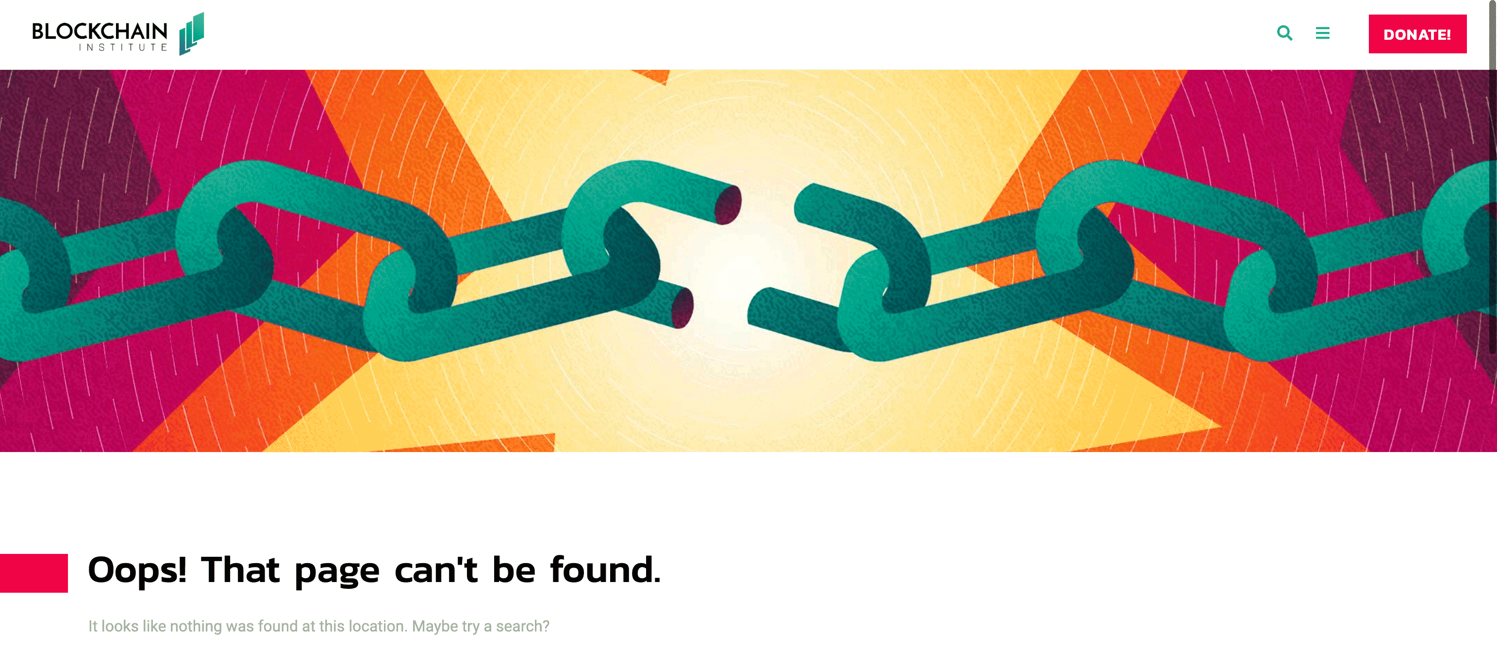 WeTeachBlockchain.org's 404 Error Page